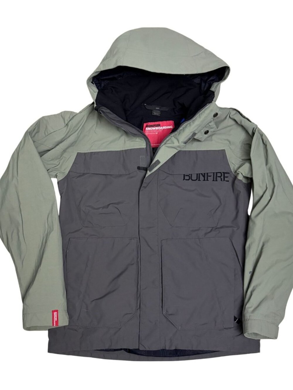 BONFIRE Volt SNOWBOARD Waterproof Snow Ski Winter Jacket Coat Mens Small